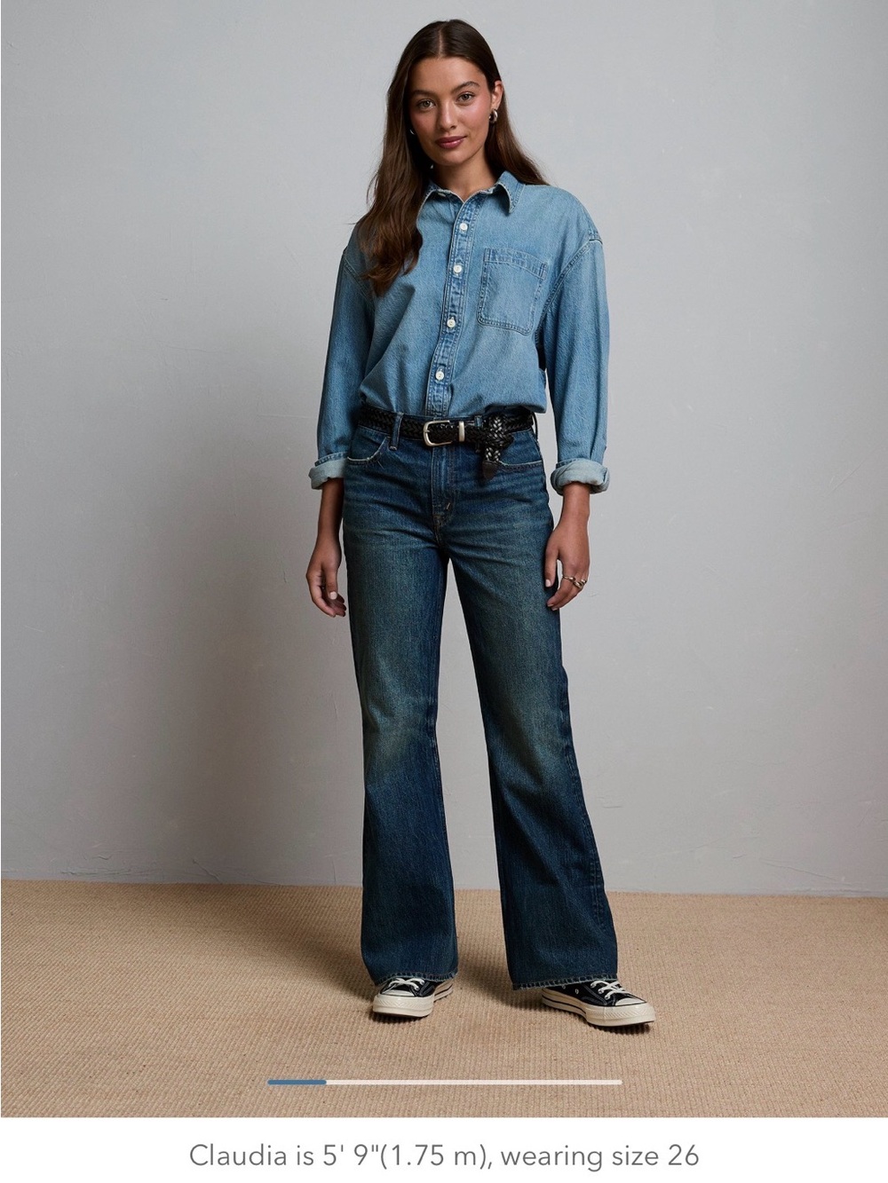 American Eagle AE77 Premium Vintage Flare Women’s High-Rise Flare Jeans.